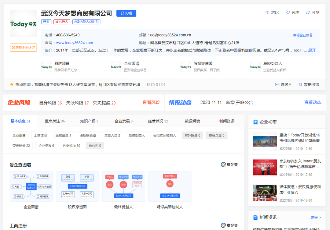 企业名片标准版